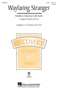 Wayfaring Stranger Two-Part choral sheet music cover